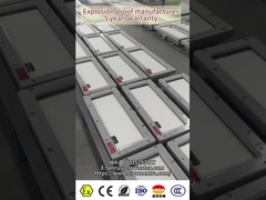 ontploffingsbestendige uitgangstekens, goedgekeurd door ATEX EAC voor gevaarlijke omgevingen 180 minuten noodgeval