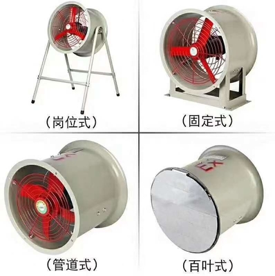ATEX BAF Axial Fan 250-750W, IP54 voor chemische opslag, 4687 m3/min Explosiebestendige ventilatie ontworpen voor het Midden-Oosten