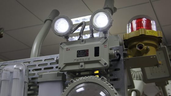 Explosiebestendige LED-noodlicht ¥ 2x3W, 90lm/W, IP66 brandwerend voor gevaarlijke gebieden