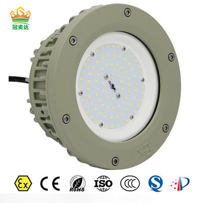 Ex IIC T6 IP66 anti-zand, anti-UV, breedtemperatuur, ontploffingsbestendige LED-hooglaaglamp voor gevaarlijke opslagplaatsen