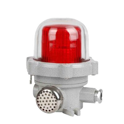Lifetime 50000 Hours Explosion Proof Alarm Lights Featuring Internal Lampshade in Red Yellow Blue and Other Color with Input Voltage 24VDC