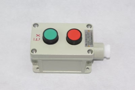 Elektrostatisch spuitbestendig aansluitdoosje met ruiten van roestvrij staal 316L