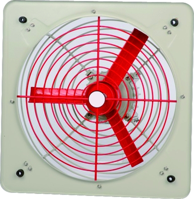 Hoge efficiëntie 120-750w explosiebestendige uitlaatventilator met trillingsdemping voor gevaarlijke omgevingen
