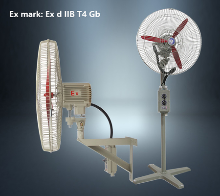 ATEX-gecertificeerde explosieveilige draaiventilator 6600-1800 m³/u IP54 Stabiel voor chemische, olie- & gas-, mijnbouw- en energie-industrieën Energiezuinig