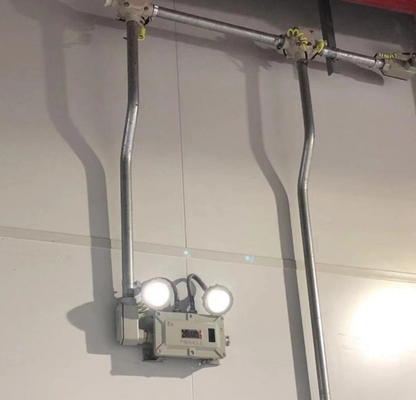 Aluminium legering 90 minuten Noodtijd 2*3w explosiebestendige Noodlicht voor Zone 1, 2 &amp; Zone 21, 22