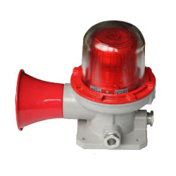 Waterdicht explosiebestendige LED-alarm Hoorbaar en zichtbaar alarm 5-40W 180DB met 150 keer/min