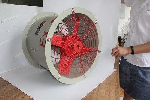 Explosiebestendige asventilator met een diameter van 300 mm, inclusief ventilatie-koeling
