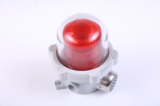 Aluminium legering die casting shell 120-180db explosiebestendige audible en visuele alarmen 50-40w lichten