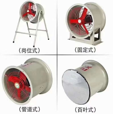 BAF IP54 explosiebestendige uitlaatventilator 2000-9500m3/h met aluminium legering ijzer