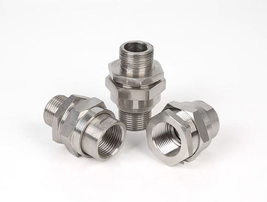 Waterdicht IP68 Connector Explosiebestendige Kabelklieren M20*1.5 SS304 Spiraalmetalen roestvrij staal Gepantserd Verzegeld