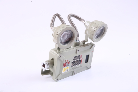 IP66 Waterdichte Explosieveilige LED Noodverlichting Oplaadbare NiCd Batterij Lichtgrijze Behuizing