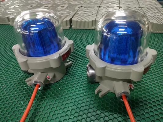 Zone 1 2 / Zone 21 22 ATEX IECEx gecertificeerde luchtvaartobstructie alarmlichten veiligheidssignaalverlichting voor gevaarlijke gebieden