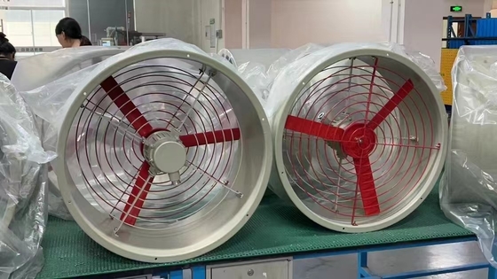 Industriële 1450 r/m explosiebestendige uitlaat 300 mm doorsnede ventilator Veilige en hoogwaardige ventilatie voor gevaarlijke gebieden