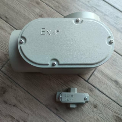 Explosie- en vlamwerende draadkas IP66 Aluminium behuizing Gevaarlijk gebied Klantkabelinstellingen G2