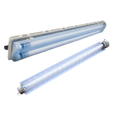 Ex-proof vlamvast fluorescerend lineair verlichtingsapparaat - IP66 - Corrosiebestendig 54watt plafondflens hanger
