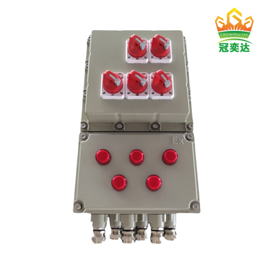 Vlamwerend IP66 Ex Db Eb IIC T6 Gb Ex Tb IIIC T80.C Db Wandbediening Aluminium bedieningspaneel