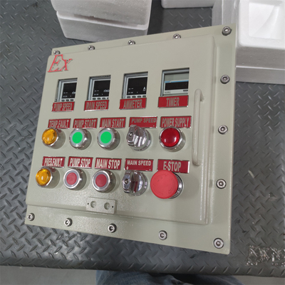 ATEX CNEX Ex d Vlamwerend paneel box behuizing IP66 WF2 voor gevaarlijk gebied met aangepaste kabel toegang 295Vac