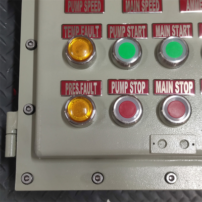ATEX CNEX Ex d Vlamwerend paneel box behuizing IP66 WF2 voor gevaarlijk gebied met aangepaste kabel toegang 295Vac