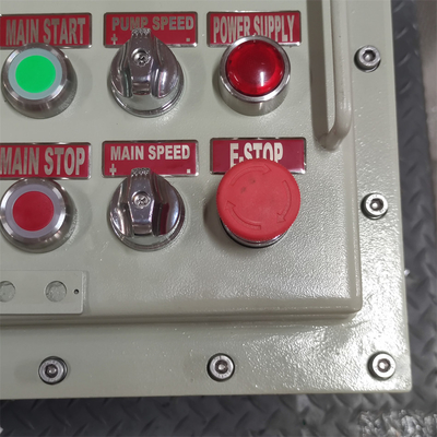 ATEX CNEX Ex d Vlamwerend paneel box behuizing IP66 WF2 voor gevaarlijk gebied met aangepaste kabel toegang 295Vac