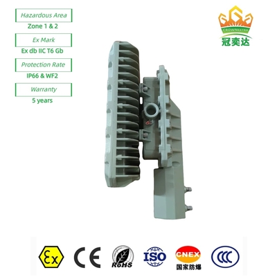 ATEX Exproof Street LED Lights WF2 IP66 CREE kraal voor Zone 1 Olieveld/Marine 180lm/w 295≤V