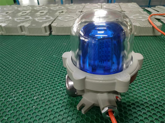 Zone 1 2 Explosieveilig alarm Lichte audible visuele lamp ATEX IP66 WF2 OEM Beschikbaar 40Watt