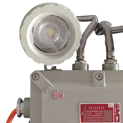 Explosieveilige, brandwerende aluminiumlegering, vlamdichte noodverlichting voor opslaggebieden van vliegtuigbrandstof