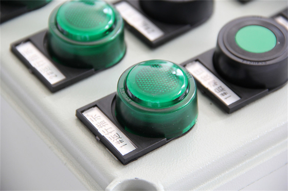 ATEX Explosiebestendige controlestation Ruimte Industrieel besturingspaneel voor gevaarlijke zone1 Vlamwerend licht 10A AC220v