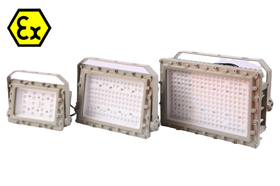 Explosiebestendige LED-verlichtingsinstallatie voor gevaarlijke zone 1 voor olie- en gasindustrie Buitenverlichting 180lm/watt