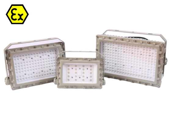 Explosiebestendige LED-verlichtingsinstallatie voor gevaarlijke zone 1 voor olie- en gasindustrie Buitenverlichting 180lm/watt