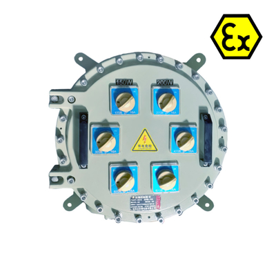 Explosiebestendige verlichtingsdistributiebox (Ex d e IIC) van aluminium IP66 CXM-serie