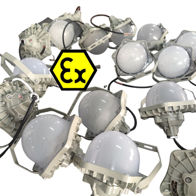 Explosieplatform LED-verlichtingsarmature met ATEX IP66-bescherming OEM-server 100lm/w