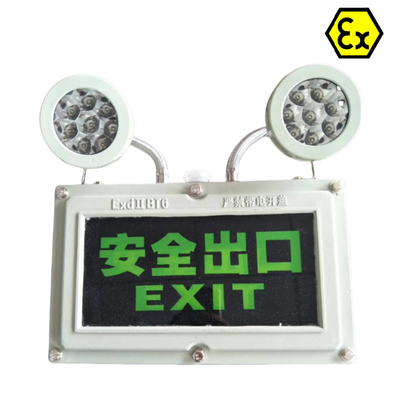 ATEX Safety LED Explosion-proof Exit Light RoHS goedgekeurd voor gevaarlijke Zone1 Div1 OEM beschikbaar