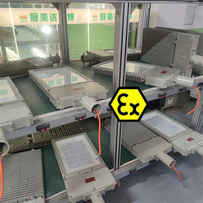 IP66 WF2  LED Explosion Proof Street Light 100w 120w 150w ATEX AC100-277V Led Explosion Proof Flood Light for Zone1 and Zone2