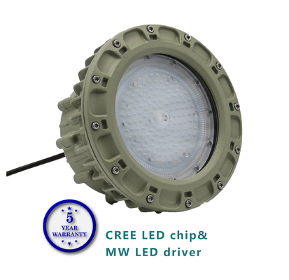 Explosiebestendige LED-lamp met aluminiumfolieflens voor het plafond van gevaarlijke zones