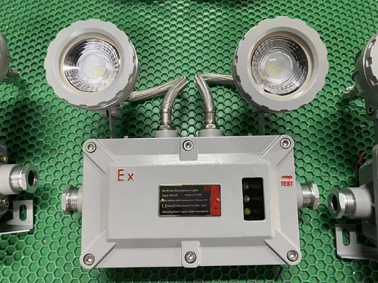 2x3W vlamwerend noodlicht van aluminiumlegering
