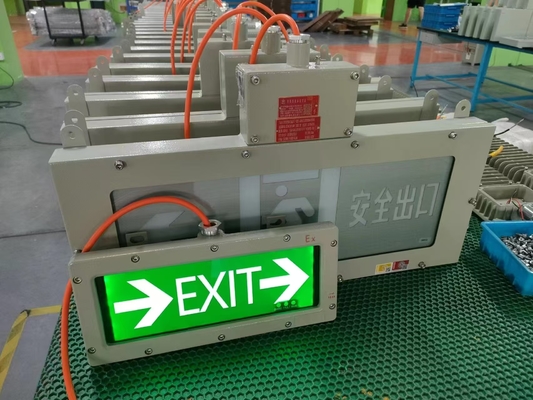 Explosieveilige nooduitgangsverlichting voor hoogspanning | OEM Noodsignalisatieverlichting 90-300VAC/24VDC/36VDC | ATEX IECEx Goedgekeurd