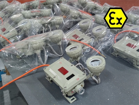 Explosiebestendige noodverlichting aan de muur en het plafond gecertificeerd door ATEX/IECEx voor olie en gas, chemische en mijnbouw.