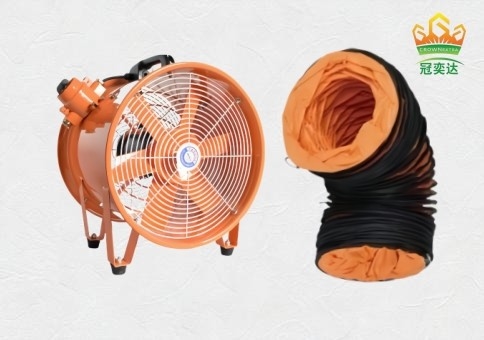 Gevaarlijke ruimte ventilatie explosiebestendige ventilator Diameter 200-750 mm Installatie