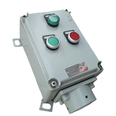 220V 380V explosiebestendige knop bedieningsstation Marine Grade Aluminium IP66 anti-corrosie met aangepaste kabel toegang veilig Duurzaam voor ZONE1 ZONE2 ZONE21 ZONE22