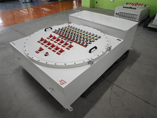 Energie- ATEX Explosiebestendige besturingsstation Vlambestendige elektrische bedieningsdozen 220/380Vac G1/2" G3/4" G1 G1.1/4" G1.1/2" G2
