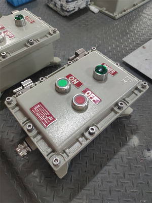 10A Exd Explosiebestendige controlestation ATEX G3/4&quot; 220VAC 380VAC voor zone1 klasse1 Gevaarlijk gebied