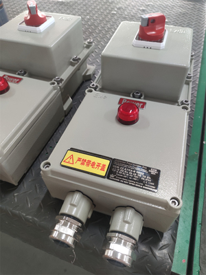 ATEX Explosiebestendige Isolatorbox IP66 Corrosiebestendige Aluminium voor de luchtvaart en ruimtevaart Voor wandmontage Ex D E Voor MARINE GAS Petrochemische omgeving