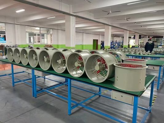 Duurzame Energiezuinige Atex IP54 Explosieveilige Axiale Ventilator 90-1500W Voor Boorplatforms Opslagruimtes