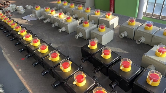 Vlamwerend besturingspaneel 2 mm Hangend Verticaal Monteren Explosiebestendige Distributiebord