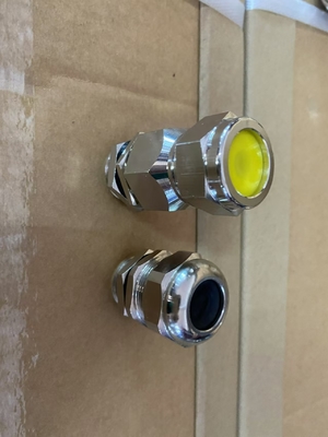 Single Wire Armor Cable Gland met glad oppervlak voor gevaarlijke omgevingen -40 tot 100 graden
