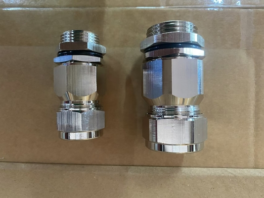 ATEX Ex Proof Cable Gland -20.C tot en met 80.C Smooth Silver Shell IECEx Certified