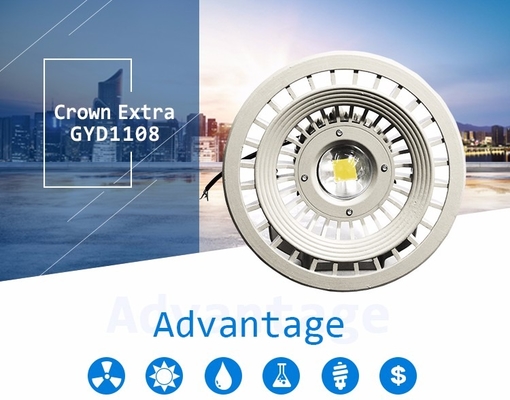 AC100-277V Inlaatspanning Explosiebestendige LED High Bay Lights Aluminium behuizing voor magazijnverlichting