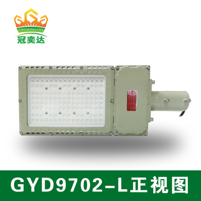 Op een paal gemonteerde explosiebestendige LED-straatverlichting voor de olie- en gasindustrie, 50W-240W modulair IP66 Zone 1&2 Buitenverlichting voor gevaarlijke gebieden