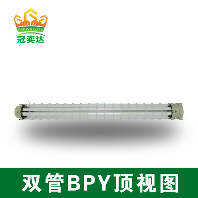 Olie- en gasfaciliteiten IP66 2×18W Dubbele buis LED explosieveilige verlichtingsarmatuur plafond- en wandmontage