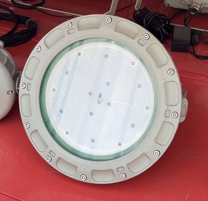 Levensduur 22000 uur Aluminiumlegering Vlamdovend Explosieveilig Led High Bay Verlichting 150W ATEX IECEx Waterdicht Voor Gevaarlijke Omgevingen